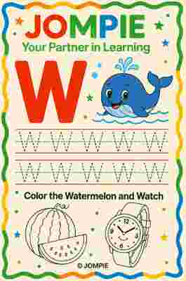 Tracing Letter - W