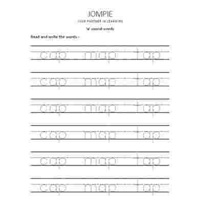 Preview of 'a' sound words - 3